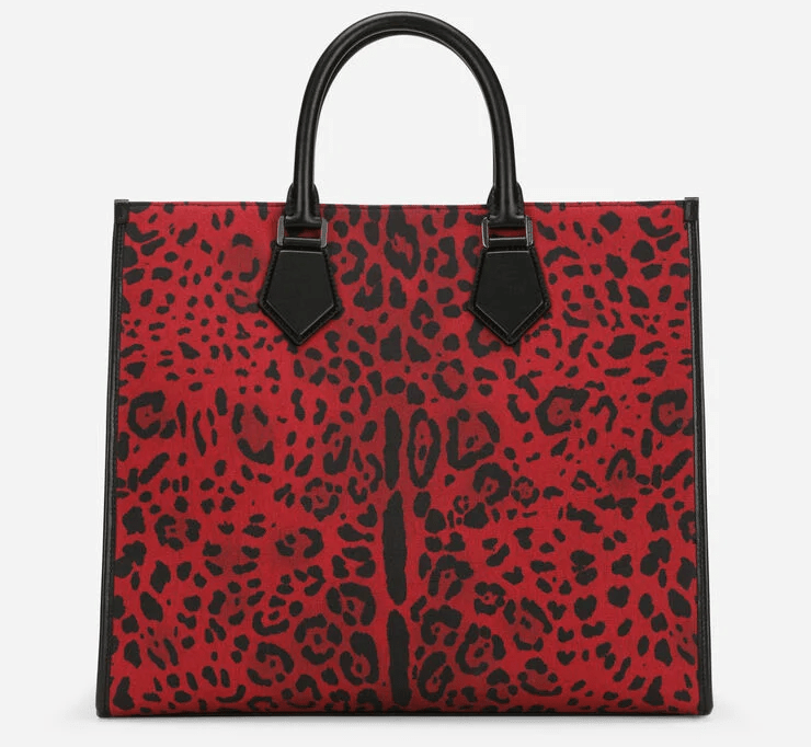 Túi Dolce & Gabbana Large Printed Canvas Shopper 'Multicolor' BM1796AQ966HRTYN - Ảnh 4