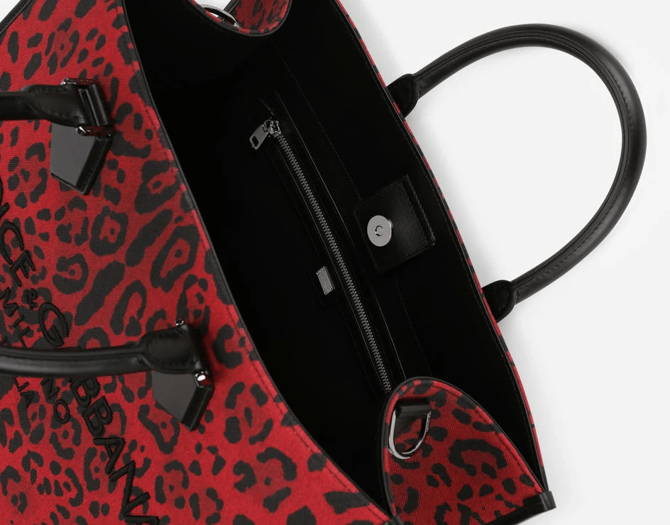 Túi Dolce & Gabbana Large Printed Canvas Shopper 'Multicolor' BM1796AQ966HRTYN - Ảnh 5