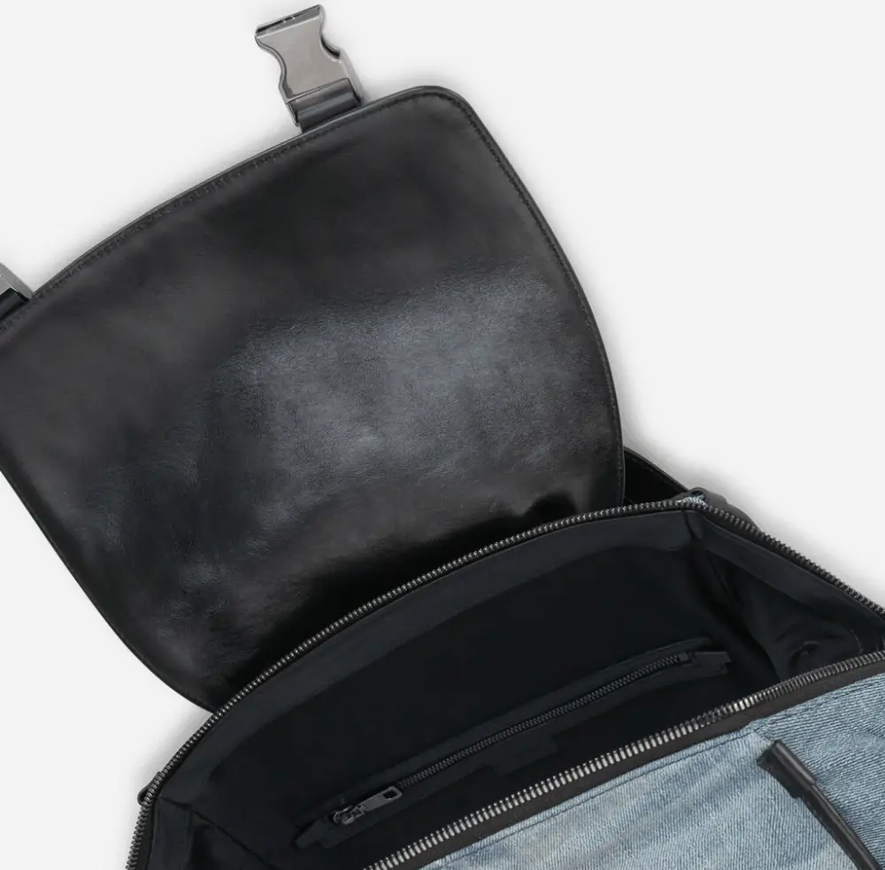 Túi Dolce & Gabbana Patchwork Denim Edge Backpack BM1799AW34789853 - Ảnh 5