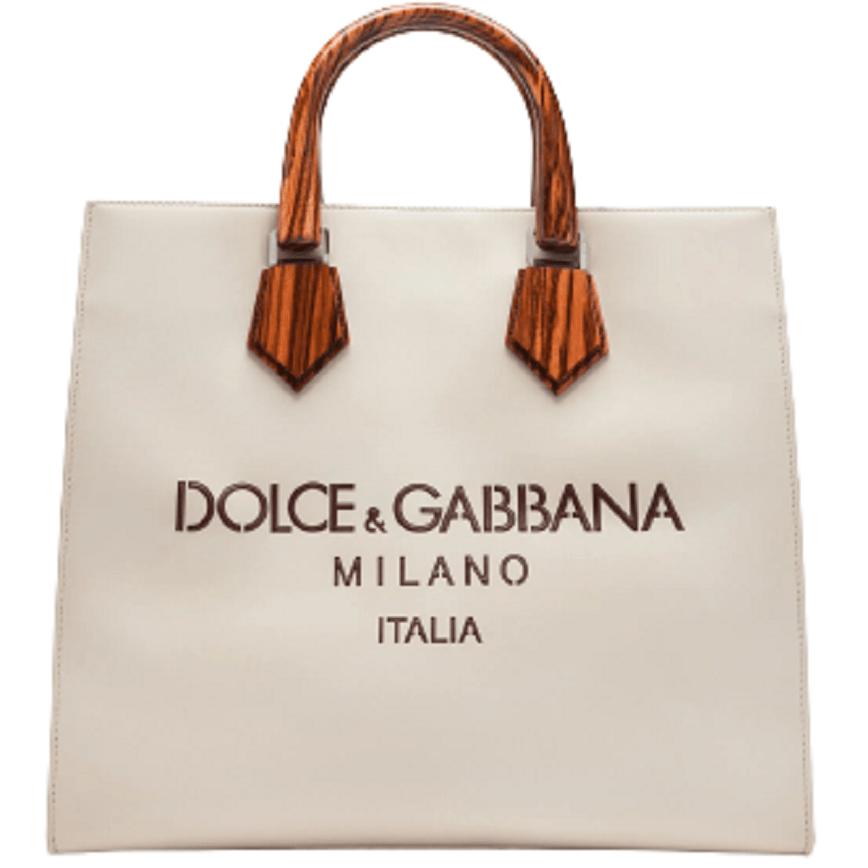 Túi Dolce & Gabbana Design Logo Shopping Bag in Calfskin BM1810AX3088M091