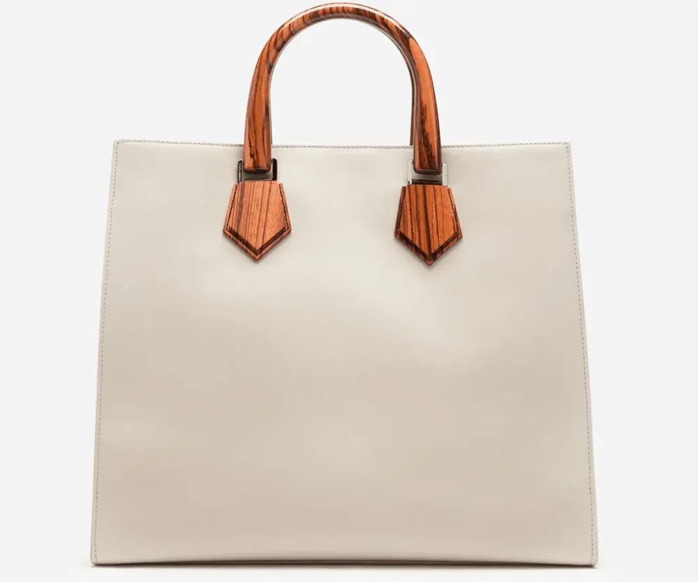 Túi Dolce & Gabbana Design Logo Shopping Bag in Calfskin BM1810AX3088M091 - Ảnh 4