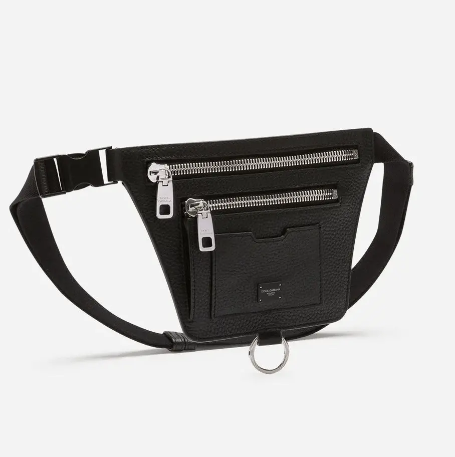 Alternative view of Túi Dolce & Gabbana Palermo Belt Bag In Hammered Calfskin BM1841AZ31980999