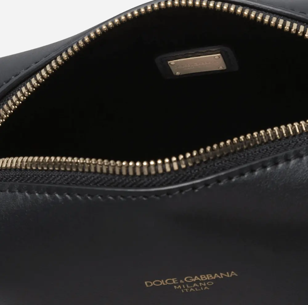 Túi Dolce & Gabbana Calfskin Monreale Belt Bag With Heat-stamped Logo BM1871AC95480999 - Ảnh 3