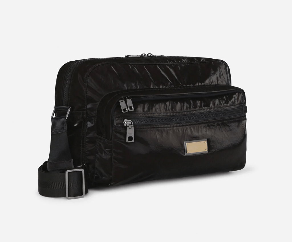 Túi Dolce & Gabbana Nero Sicilia Dna Nylon Messenger Bag BM1955AO24380999 - Ảnh 3