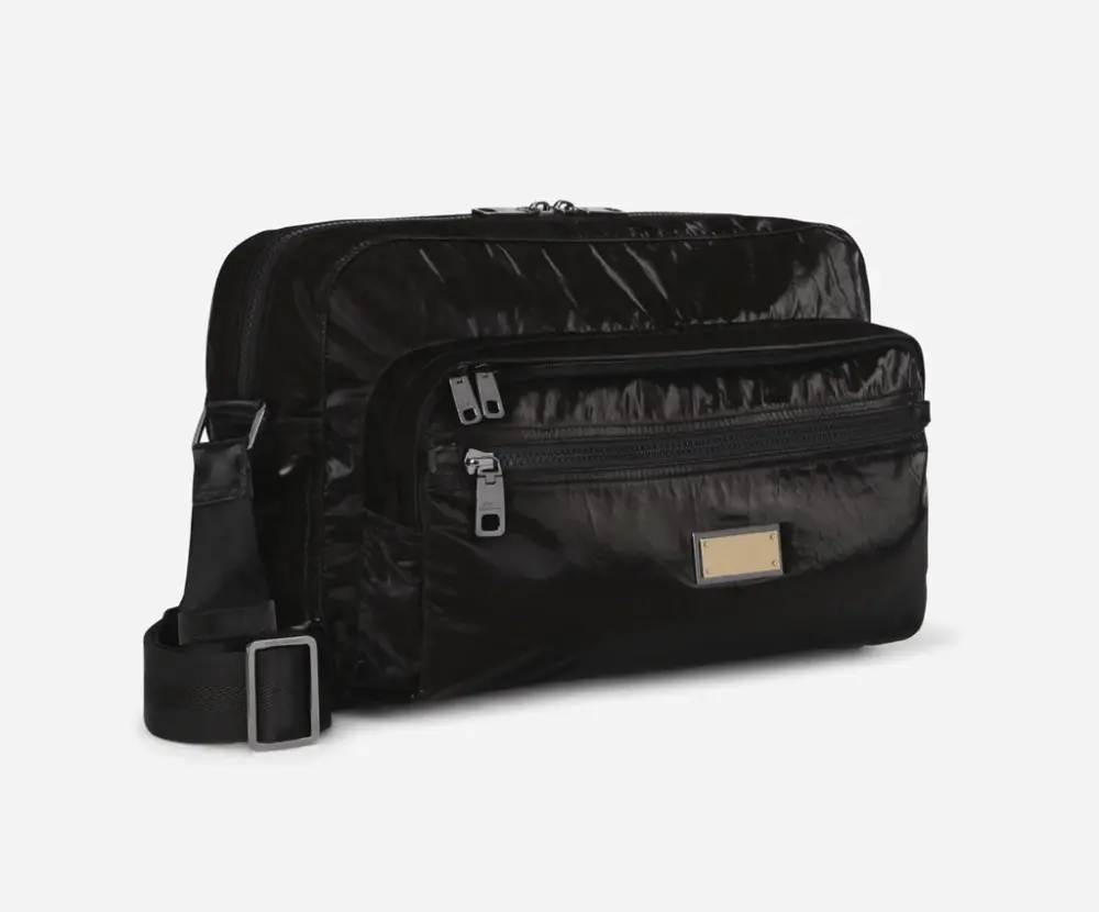 Túi Dolce & Gabbana Nero Sicilia Dna Nylon Messenger Bag BM1955AO24380999 - Ảnh 3