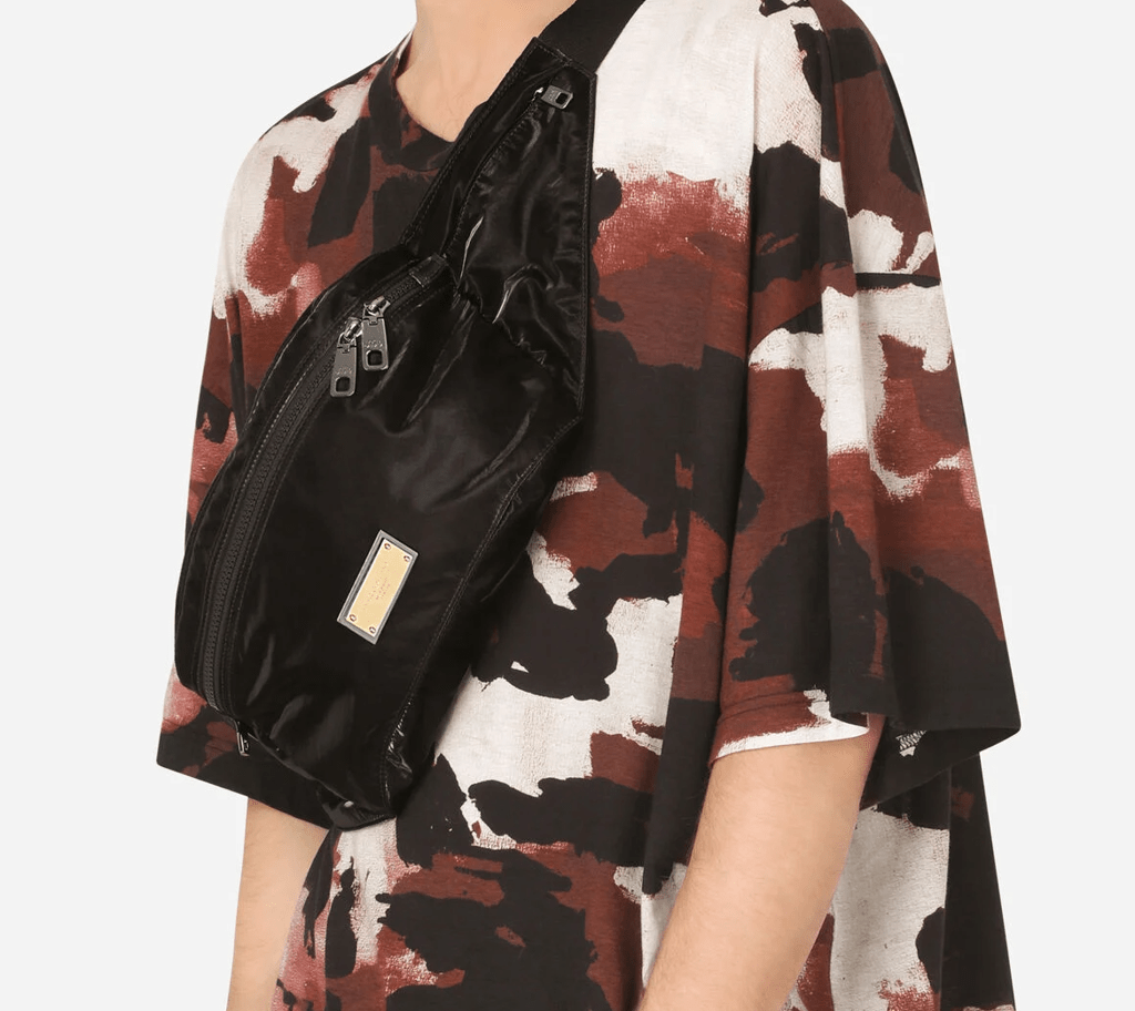 Túi Dolce & Gabbana Dna Nylon Belt Bag Branded Tag BM1956AO24380999 - Ảnh 2