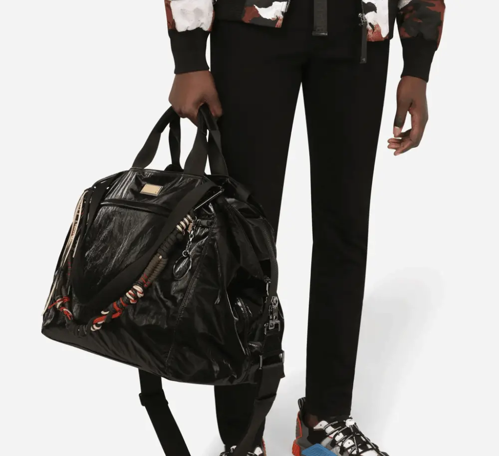 Alternative view of Túi Dolce & Gabbana Nero Sicilia Dna Nylon Travel Bag BM1958AO24380999