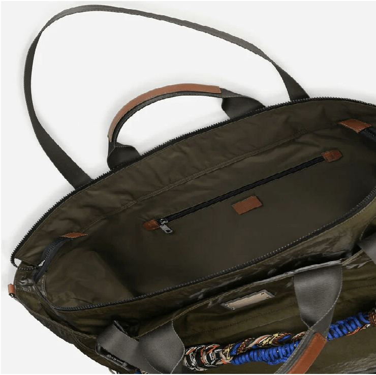 Túi Dolce & Gabbana Nero Sicilia Dna Nylon Travel 'Multicolor' BM1958AO2448B621 - Ảnh 5