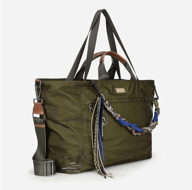 Túi Dolce & Gabbana Nero Sicilia Dna Nylon Travel 'Multicolor' BM1958AO2448B621 - Ảnh 3