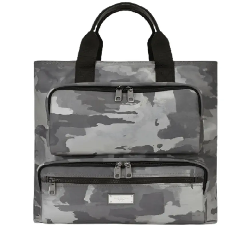 Túi Dolce & Gabbana Camouflage Print Nylon 'White Black' BM1959AO28289697