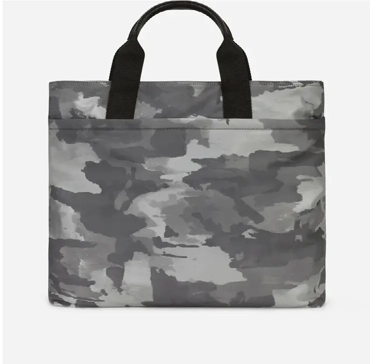 Túi Dolce & Gabbana Camouflage Print Nylon 'White Black' BM1959AO28289697 - Ảnh 4