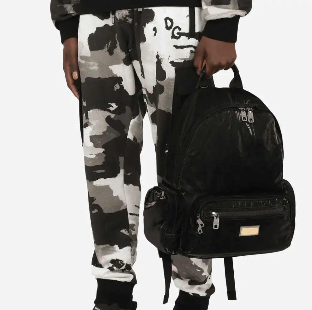 Alternative view of Túi Dolce & Gabbana Nero Sicilia Dna Nylon Backpack BM1961AO24380999