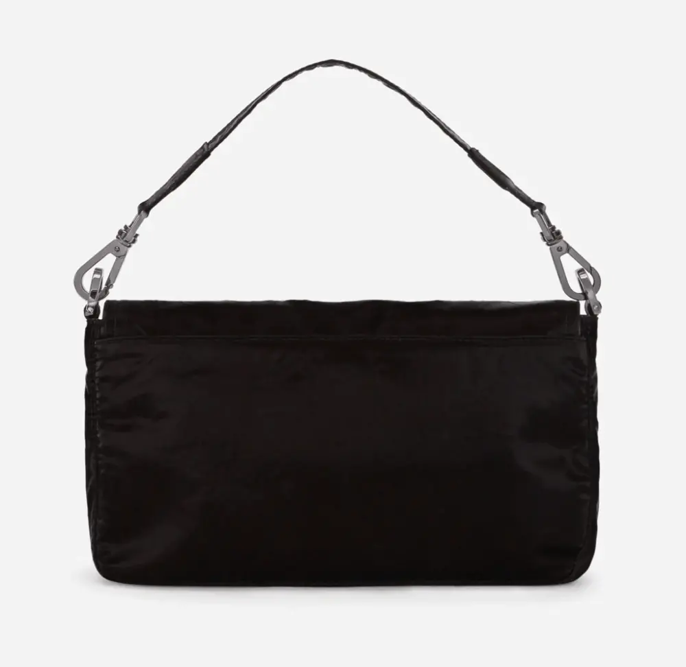 Túi Dolce & Gabbana Nero Sicilia Dna Nylon Crossbody Bag BM1962AO24380999 - Ảnh 4
