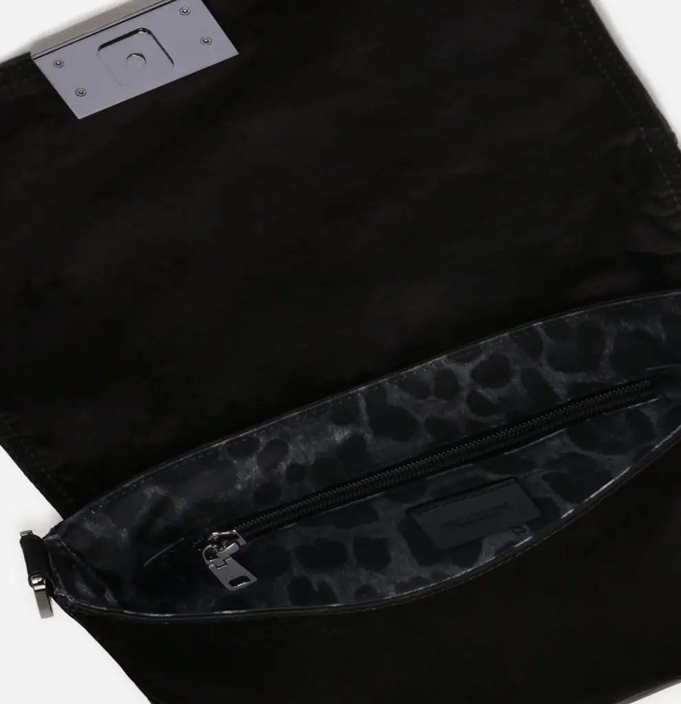 Túi Dolce & Gabbana Nero Sicilia Dna Nylon Crossbody Bag BM1962AO24380999 - Ảnh 5
