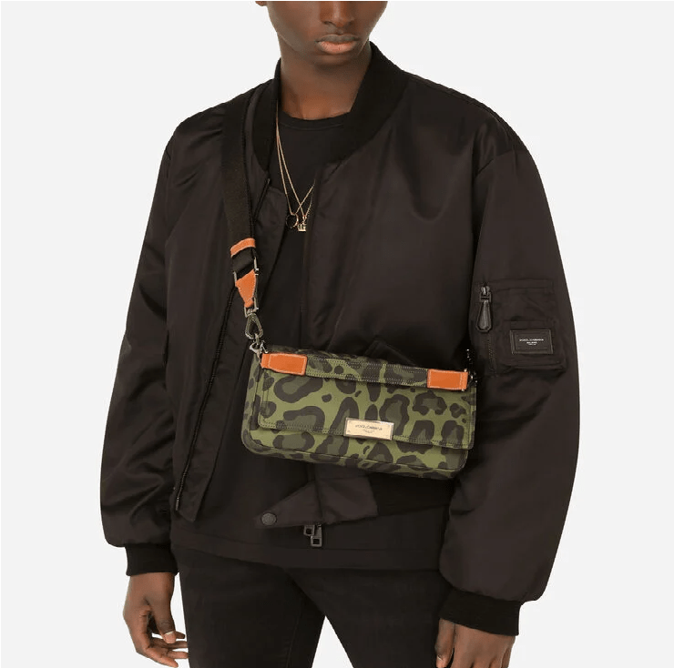 Túi Dolce & Gabbana Nylon Leopard Print 'Green' BM1962AO885HUILN - Ảnh 2