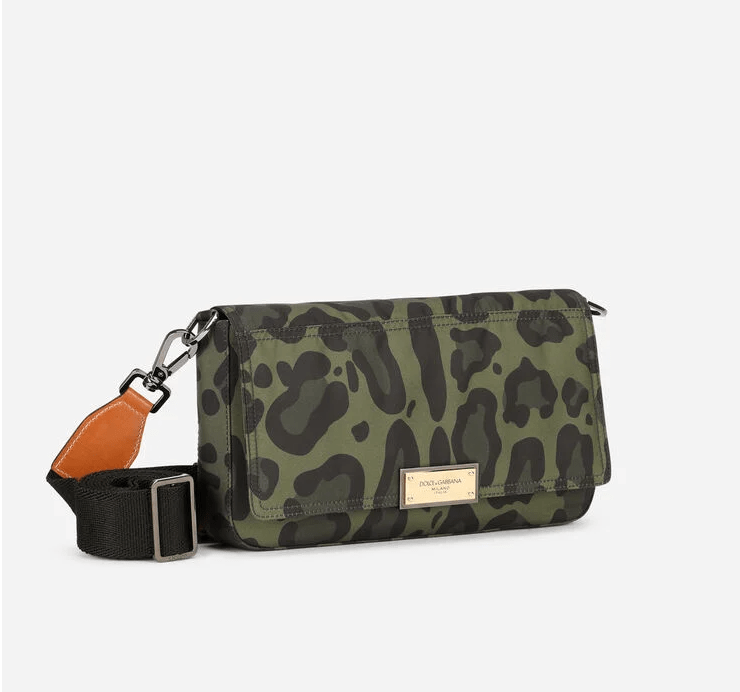 Túi Dolce & Gabbana Nylon Leopard Print 'Green' BM1962AO885HUILN - Ảnh 3