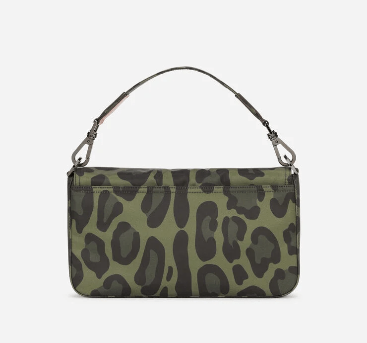 Túi Dolce & Gabbana Nylon Leopard Print 'Green' BM1962AO885HUILN - Ảnh 4