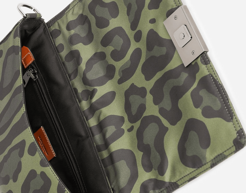 Túi Dolce & Gabbana Nylon Leopard Print 'Green' BM1962AO885HUILN - Ảnh 5