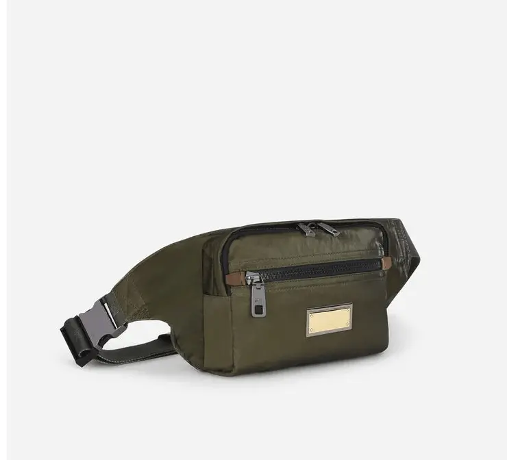 Túi Dolce & Gabbana Nero Sicilia Dna Nylon Belt Bag 'Green' BM1967AO2448B621 - Ảnh 3