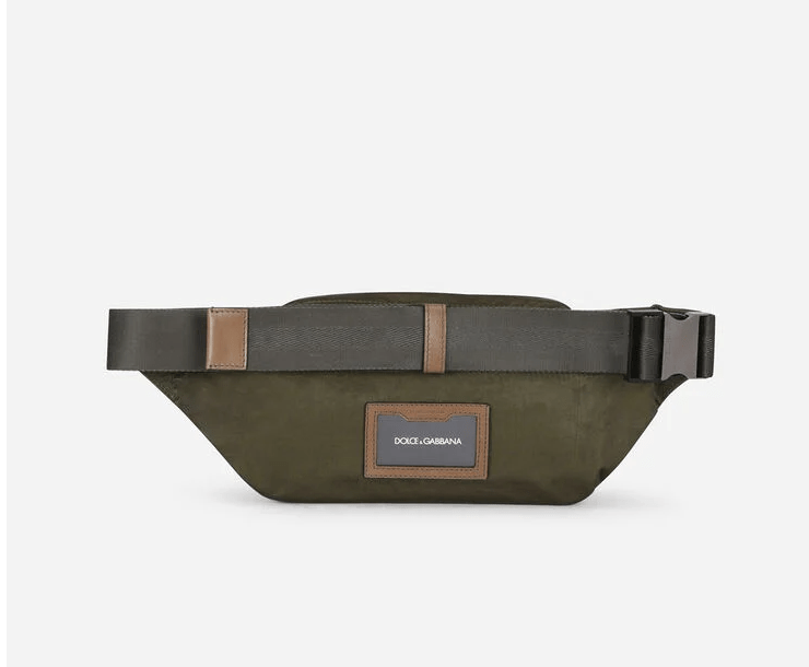 Túi Dolce & Gabbana Nero Sicilia Dna Nylon Belt Bag 'Green' BM1967AO2448B621 - Ảnh 4