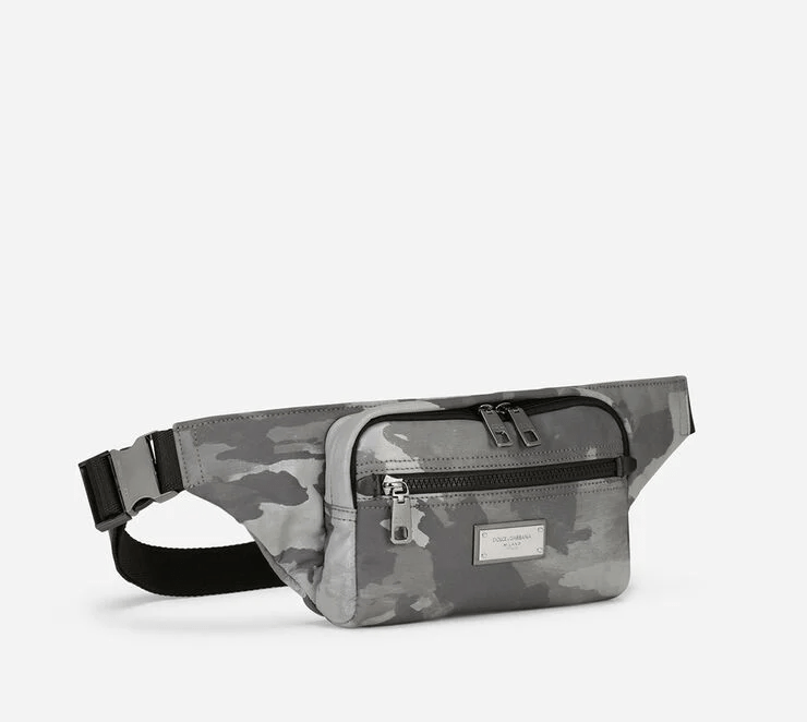 Túi Dolce & Gabbana Camouflage Print Nylon Belt Bag 'White' BM1967AO28289697 - Ảnh 4