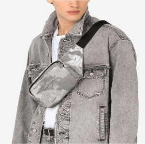 Alternative view of Túi Dolce & Gabbana Camouflage Print Nylon Belt Bag 'White' BM1967AO28289697