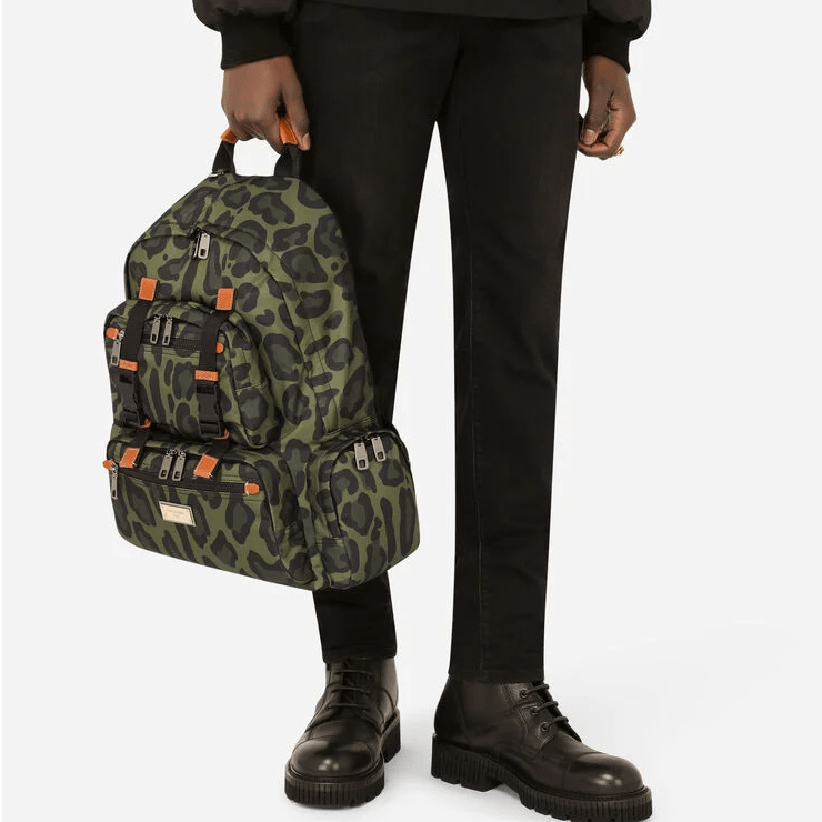 Túi Dolce & Gabbana Leopard Print 'Green' BM1997AO885HUILN - Ảnh 2