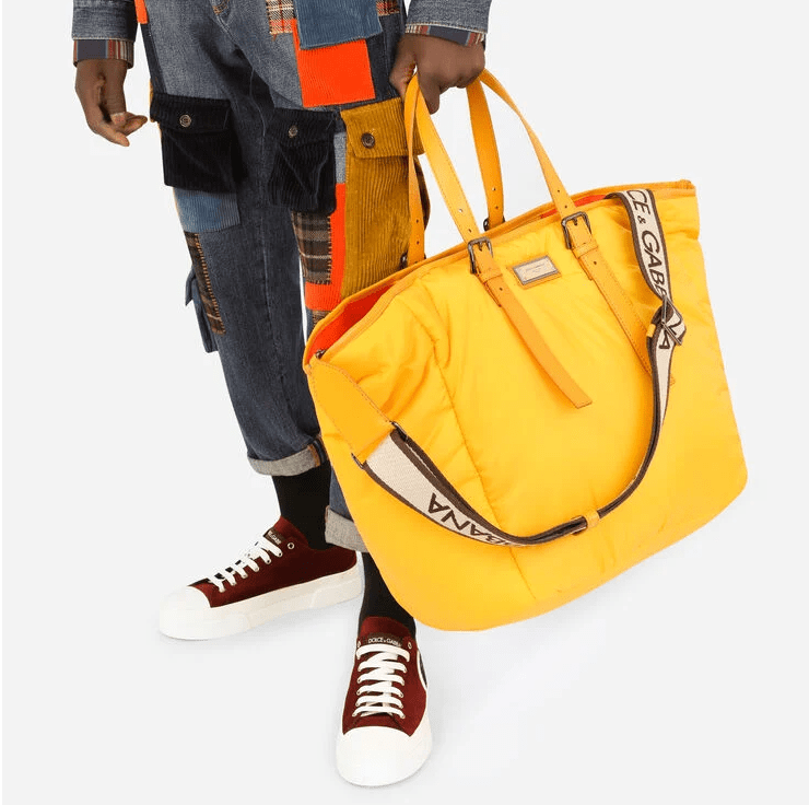 Túi Dolce & Gabbana Nylon Sicily 'Yellow' BM1998AO9308B742 - Ảnh 2