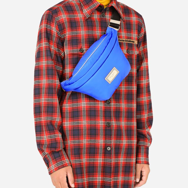 Túi Dolce & Gabbana Nylon Sicily Belt Bag 'Blue' BM2009AO9308J650 - Ảnh 2