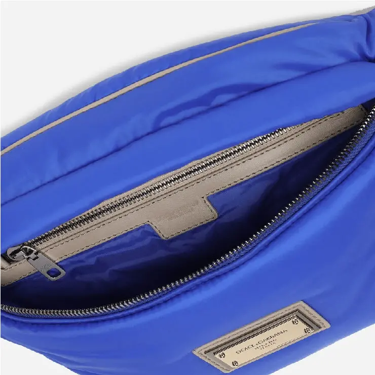 Túi Dolce & Gabbana Nylon Sicily Belt Bag 'Blue' BM2009AO9308J650 - Ảnh 5