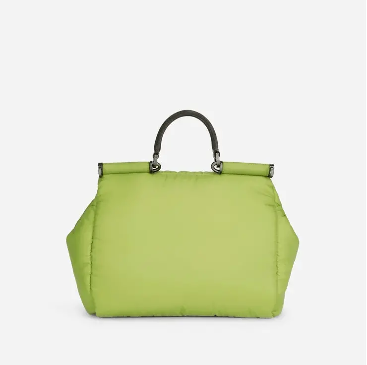 Túi Dolce & Gabbana Nylon Sicily Crossbody Bag 'Green' BM2010AO9308J512 - Ảnh 4