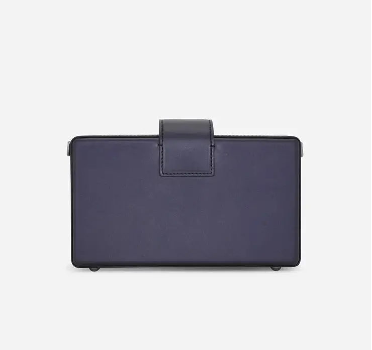 Túi Dolce & Gabbana Calfskin DG Box Bag 'Blue' BM2022AQ48880650 - Ảnh 4