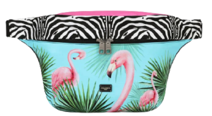 Túi Dolce & Gabbana Flamingo Print Nylon Belt Bag 'Multicolor' BM2033B585380995