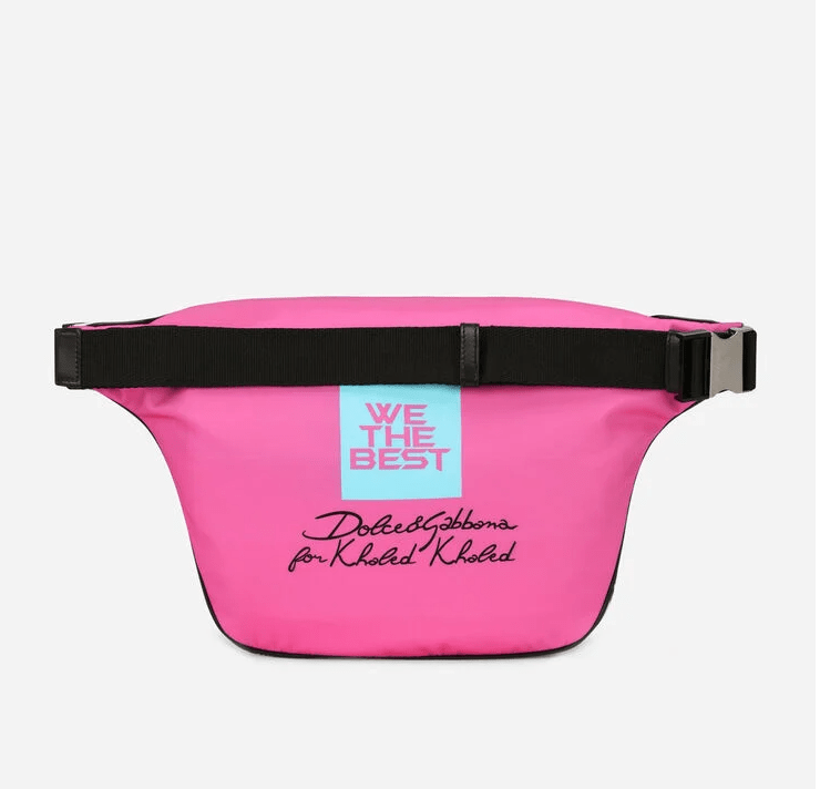 Túi Dolce & Gabbana Flamingo Print Nylon Belt Bag 'Multicolor' BM2033B585380995 - Ảnh 4