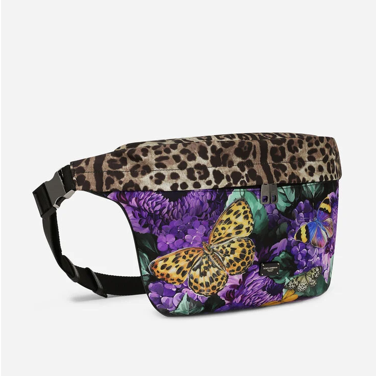 Túi Dolce & Gabbana Butterfly Print Nylon Belt Bag 'Multicolor' BM2033B5853HADRM - Ảnh 3