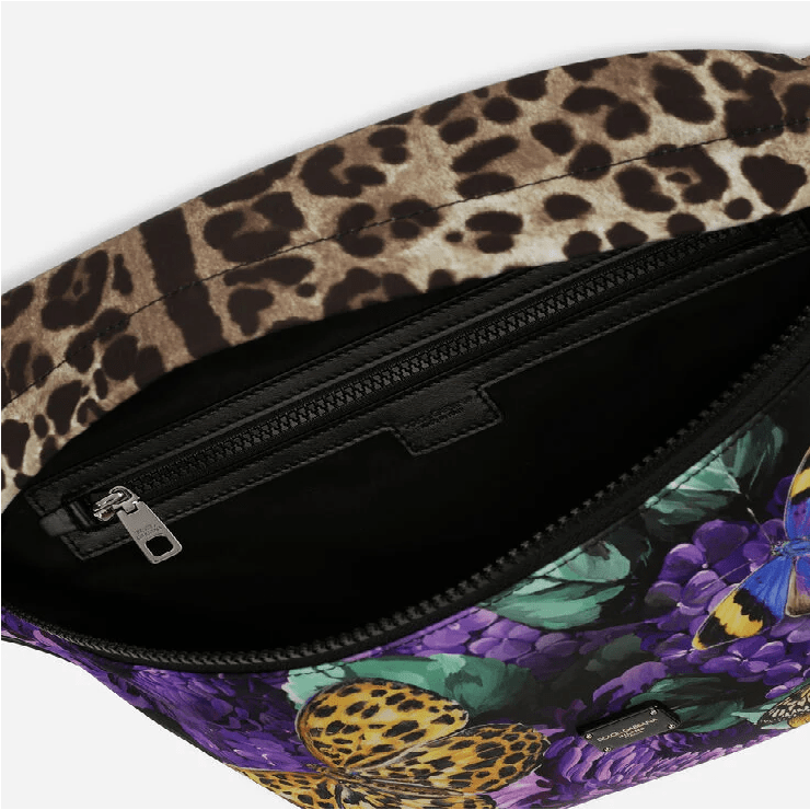 Túi Dolce & Gabbana Butterfly Print Nylon Belt Bag 'Multicolor' BM2033B5853HADRM - Ảnh 5