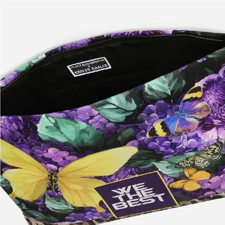 Túi Dolce & Gabbana Butterfly Print Nylon Pouch 'Multicolor' BM2034B5853HADRM - Ảnh 5