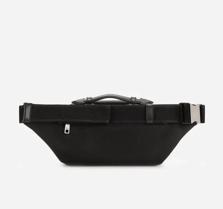 Túi Dolce & Gabbana Grainy Calfskin Belt Bag 'Black' BM2036AQ7568B956 - Ảnh 4