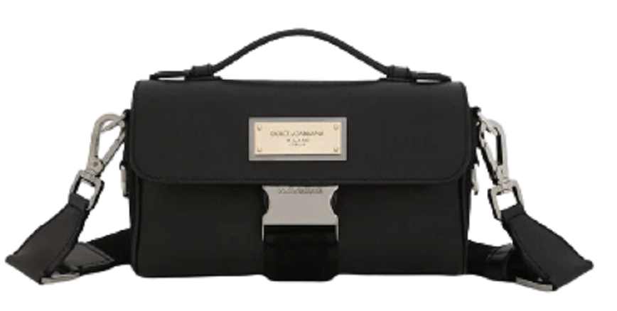 Túi Dolce & Gabbana Grainy Calfskin Crossbody Bag 'Black' BM2037AQ7568B956