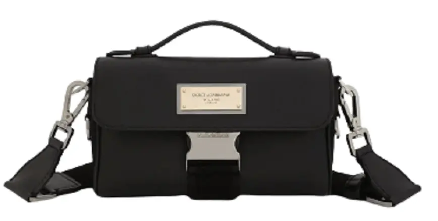 Túi Dolce & Gabbana Grainy Calfskin Crossbody Bag 'Black' BM2037AQ7568B956