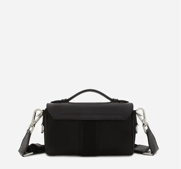 Túi Dolce & Gabbana Grainy Calfskin Crossbody Bag 'Black' BM2037AQ7568B956 - Ảnh 4