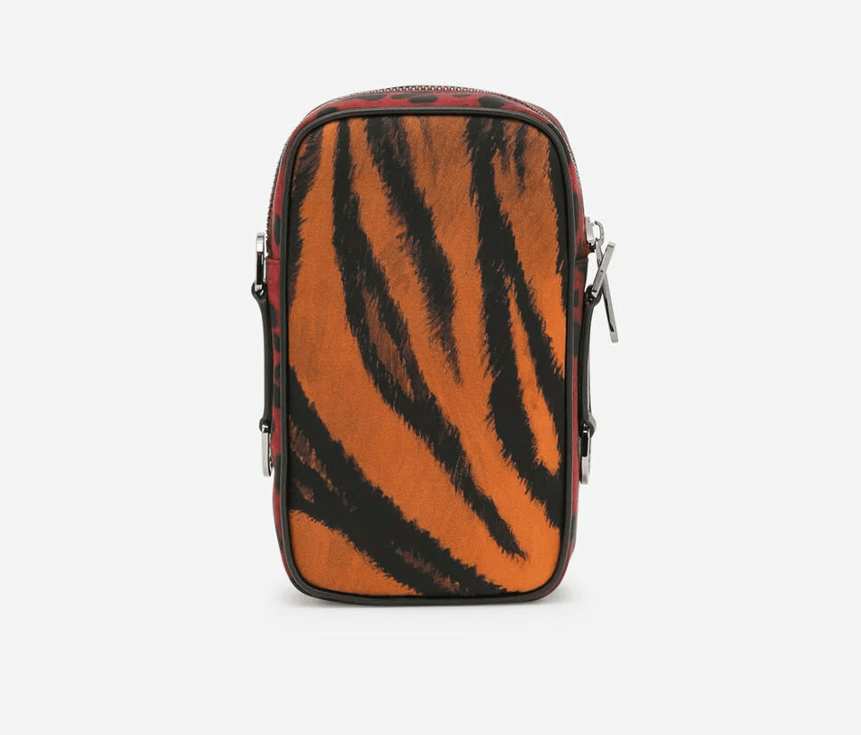 Túi Docle & Gabbana Nylon Crossbody Bag With Tiger Print BM2041B9O73HR3QL - Ảnh 2