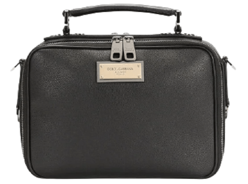 Túi Dolce & Gabbana Grainy Calfskin Shoulder Bag 'Black' BM2052AQ7568B956