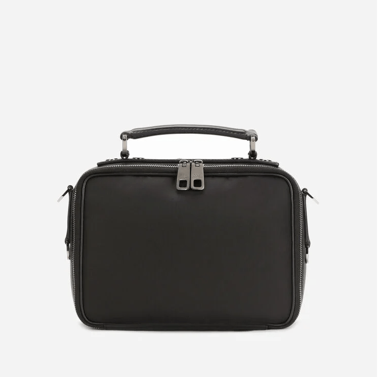 Túi Dolce & Gabbana Grainy Calfskin Shoulder Bag 'Black' BM2052AQ7568B956 - Ảnh 3