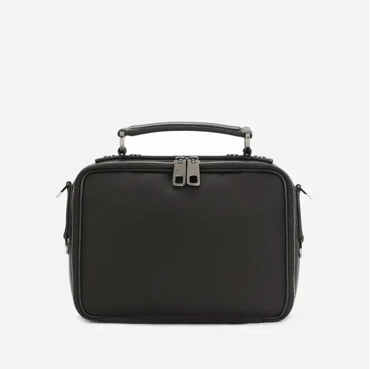 Túi Dolce & Gabbana Grainy Calfskin Shoulder Bag 'Black' BM2052AQ7568B956 - Ảnh 3