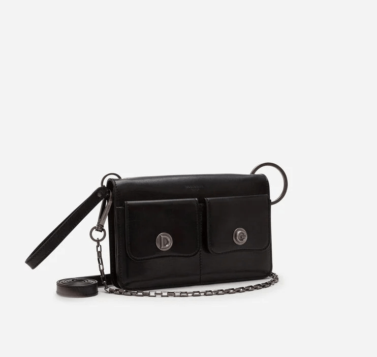 Túi Dolce & Gabbana Horsehide Bike 'Black' BM6943AW35280999 - Ảnh 2