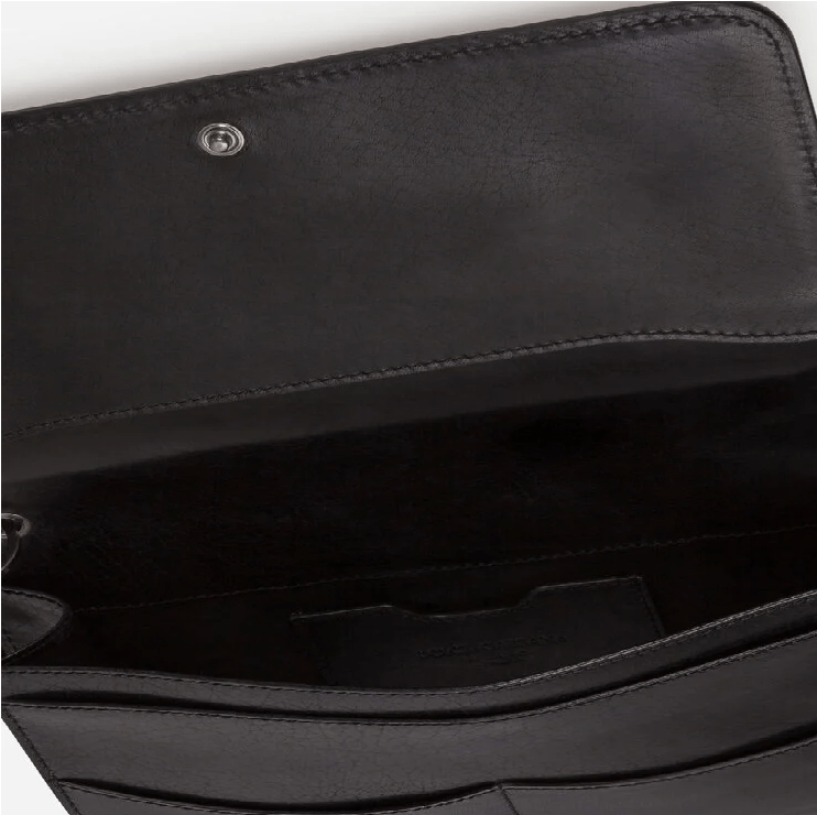 Túi Dolce & Gabbana Horsehide Bike 'Black' BM6943AW35280999 - Ảnh 4