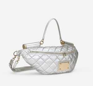 Alternative view of Túi Dolce & Gabbana Quilted Nylon 'Silver' BM7015AQ3158B418