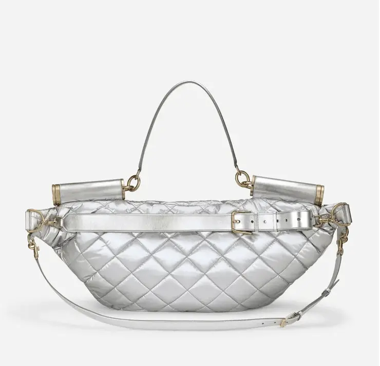 Túi Dolce & Gabbana Quilted Nylon 'Silver' BM7015AQ3158B418 - Ảnh 3