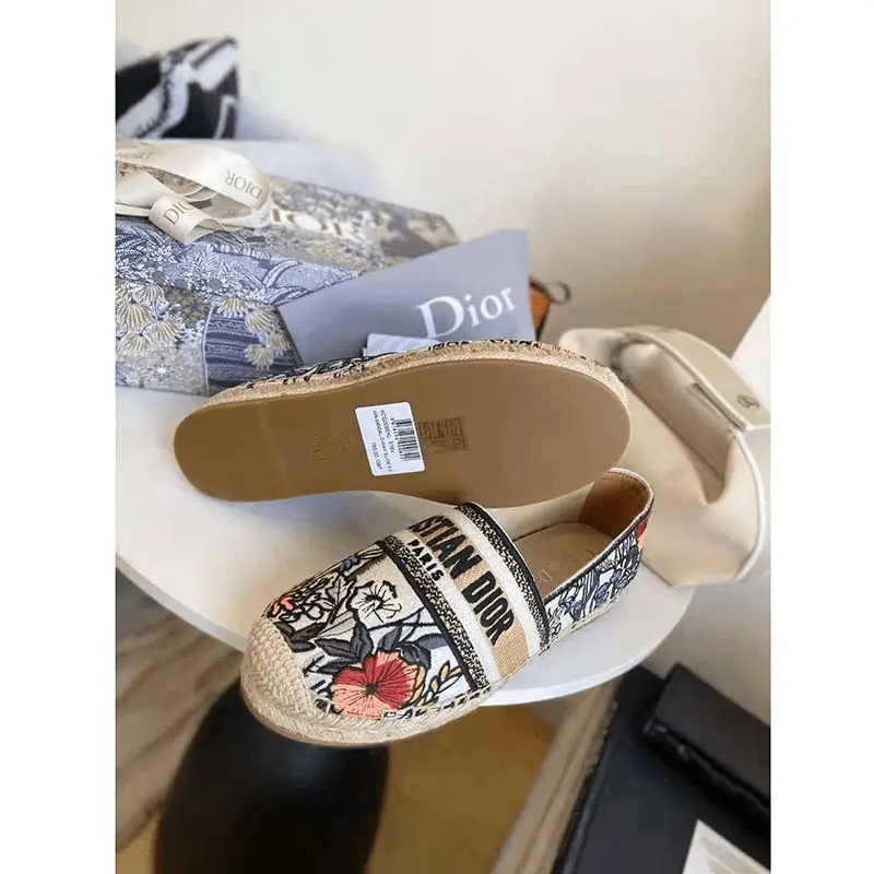Giày Dior Espadrille 'Multicolor Mille Fleurs' KCB585MLE_S89Z - Ảnh 6